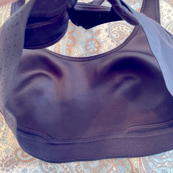 CHAMPION Performance Racerback Sports Bra Black Stretch Women's L - Picture 6 of 6